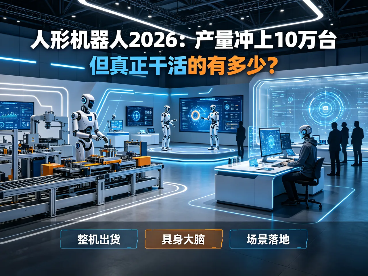 人形机器人2026:产量冲上10万台,但真正"干活"的有多少?
